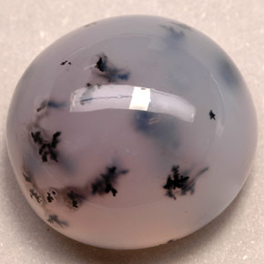 Ágata dendrítica multicolorido natural 33,46ct, transparente, transparente/translúcido