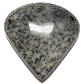 Ágata dendrítica multicolorido natural 15,55ct, formato de pêra, opaco