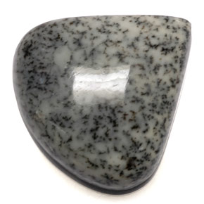 Ágata dendrítica multicolorido natural 15,55ct, formato de pêra, opaco
