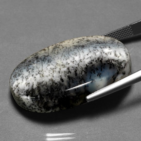 Ágata Dendrítica Multicolorido Natural 41.48ct, Corte Oval, Opaco