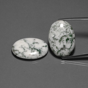 Pedras preciosas de Ágata Dendrítica Multicolorido natural de  ct, Corte Oval, Opaco