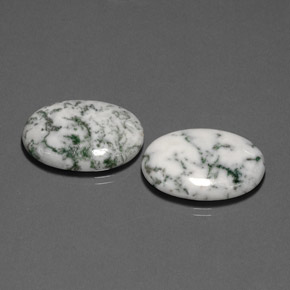 Pedras preciosas de Ágata Dendrítica Multicolorido natural de  ct, Corte Oval, Opaco