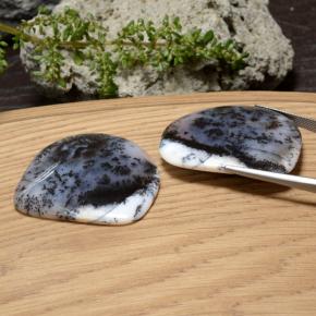 Pedras preciosas de ágata dendrítica multicolorido natural de 88,35 ct, forma extravagante, translúcido