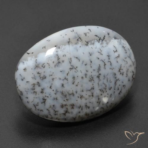 Ágata Dendrítica Multicolorido Natural 11.20ct, oval, Opaco