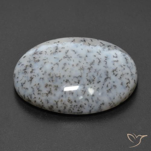 Ágata Dendrítica Multicolorido Natural 11.20ct, oval, Opaco