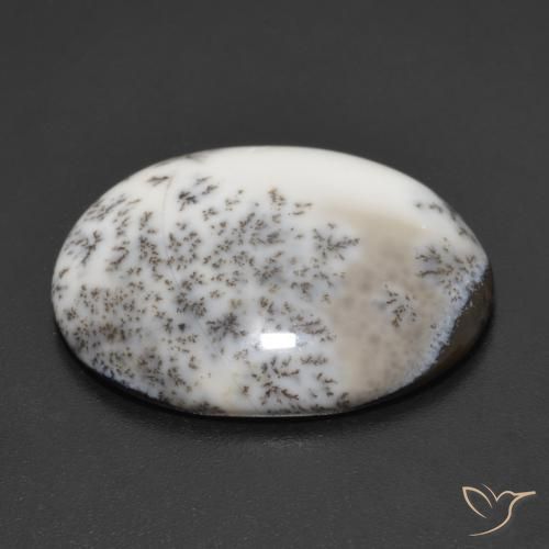 Ágata Dendrítica Multicolorido Natural 9.34ct, oval, Opaco