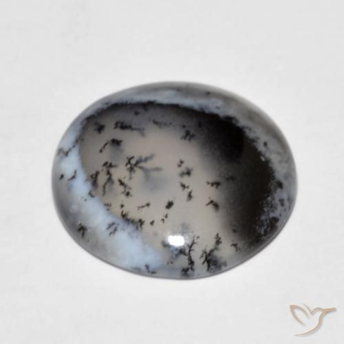 Ágata Dendrítica Multicolorido Natural 7.84ct, Redondo, Translúcido