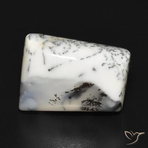 Ágata Dendrítica Fantasia 10,55 ct, 16,1 x 11,8 mm da Índia, Photo A