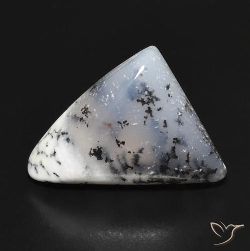 Ágata Dendrítica Fantasia 9,33 ct, 19,4 x 13,6 mm da Índia, Photo A
