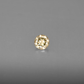 Diamante champanhe Natural 0.16ct, Corte Redondo, VS