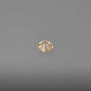 Diamante champanhe Natural 0.16ct, Corte Redondo, VS