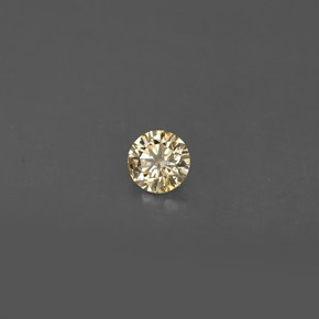 Diamante champanhe Natural 0.18ct, Corte Redondo, VS