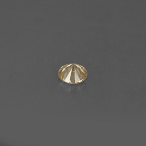 Diamante champanhe Natural 0.18ct, Corte Redondo, VS