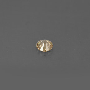 Diamante Marrom Natural 0.14ct, Corte Redondo, VS