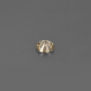 Diamante marrom natural 0,16ct, corte redondo, VS