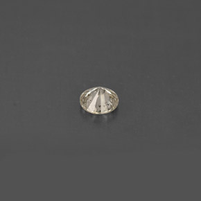 Diamante amarelo natural 0,16ct, corte redondo, VS