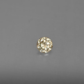 Diamante champanhe Natural 0.14ct, Corte Redondo, VS