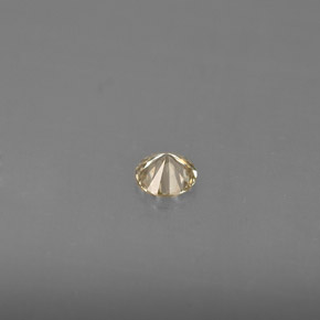 Diamante champanhe Natural 0.14ct, Corte Redondo, VS