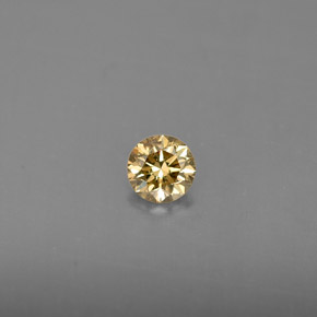 Diamante champanhe natural 0,22ct, corte redondo, VS