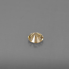Diamante champanhe natural 0,22ct, corte redondo, VS