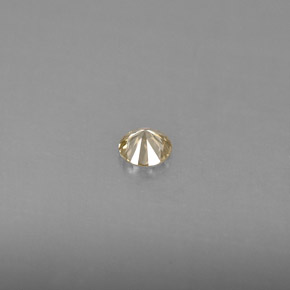 Diamante amarelo natural 0,15ct, corte redondo, VS