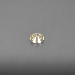 Diamante amarelo natural 0,15ct, corte redondo, VS