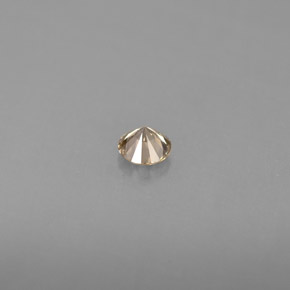 Diamante champanhe Natural 0.15ct, Corte Redondo, VS