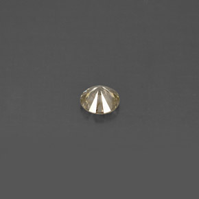 Diamante champanhe Natural 0.17ct, Corte Redondo, VS