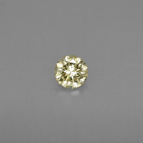 Diamante champanhe natural 0,22ct, corte redondo, VS