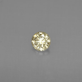 Diamante champanhe natural 0,22ct, corte redondo, VS