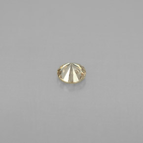Diamante champanhe Natural 0.20ct, Corte Redondo, VS