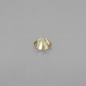 Diamante champanhe Natural 0.19ct, Corte Redondo, VS