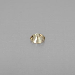 Diamante marrom natural 0,16ct, corte redondo, VS