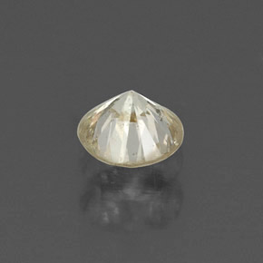 Diamante amarelo natural 0,23ct, corte redondo, VS
