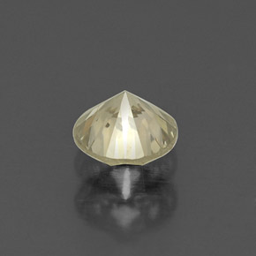 Diamante amarelo natural 0,23ct, corte redondo, VS-SI