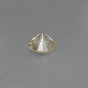 Diamante amarelo natural 0,18ct, corte redondo, VS