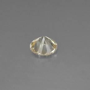 Diamante amarelo natural 0,16ct, corte redondo, VS
