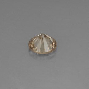Diamante amarelo natural 0,18ct, corte redondo, VS