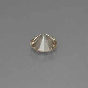 Diamante champanhe Natural 0.16ct, Corte Redondo, VS