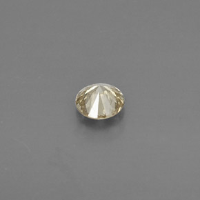Diamante amarelo natural 0,13ct, corte redondo, VS