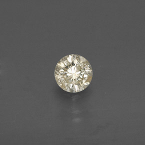 Diamante champanhe Natural 0.15ct, Corte Redondo, VS