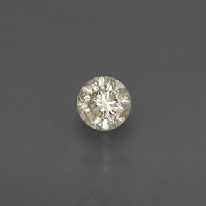 Diamante champanhe Natural 0.15ct, Corte Redondo, VS