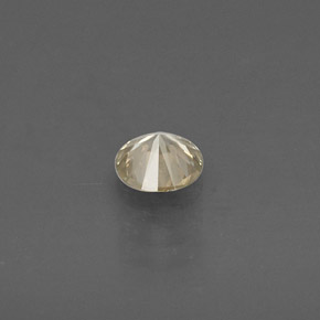 Diamante amarelo natural 0,17ct, corte redondo, VS