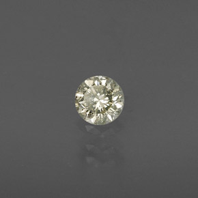 Diamante champanhe Natural 0.19ct, Corte Redondo, VS