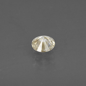 Diamante amarelo natural 0,15ct, corte redondo, VS