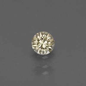 Diamante champanhe natural 0,16ct, corte redondo, VS