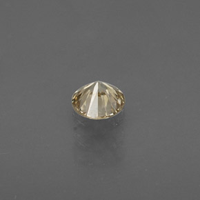 Diamante champanhe natural 0,16ct, corte redondo, VS