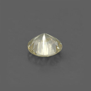 Diamante amarelo natural 0,17ct, corte redondo, VS