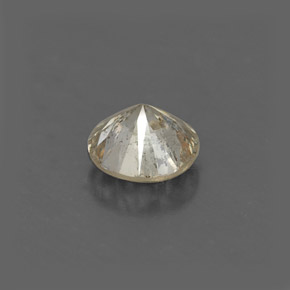 Diamante amarelo natural 0,20ct, corte redondo, VS-SI