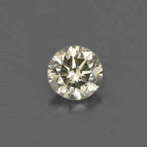 Diamante champanhe Natural 0.20ct, Corte Redondo, VVS-VS